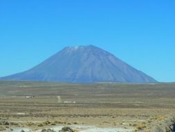 el misti volcano in Peru