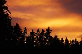 Sunset in Sweden
