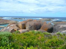 Landscape picture of rocks