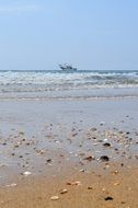 Fishing Boat In The Water In Huelva