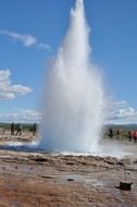 strokkur geyser in Iceland