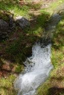 water source on a mountain