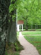 cemetery path