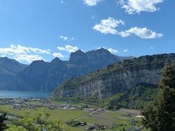 Monte Brione mountain in Italy