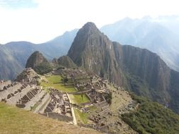 Machu Picchu Mountains in Peru