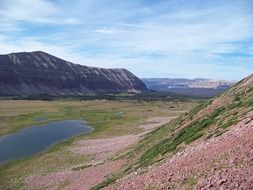colorful uinta mountains, scenic landscape, usa, utah