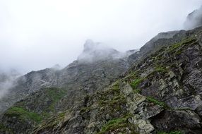 clouds on top of the tatras