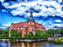 Wittschevle - the largest castle in southern Sweden