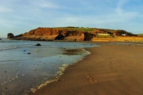 Calm sea shoreline