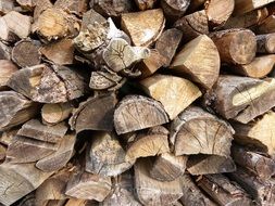 stack holzstapel log