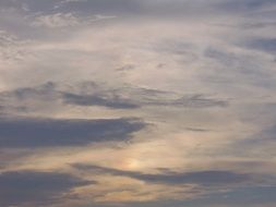 cloudy sky after sunset