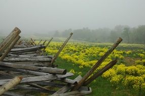 Battlefield in Gettysburg