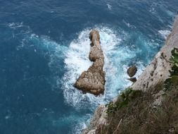 scenic view from the cliff