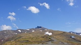 mountain with snow in Spain