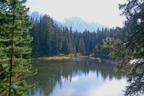 banff national park reflection Canada