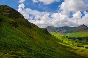summer landscape in England