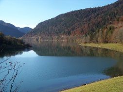 picturesque landscape near the lake Tegernsee