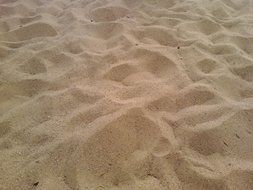 warm beige sand
