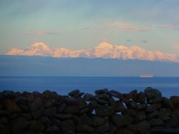 lake on titicaca island