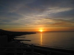 irresistible evening sun, canary islands