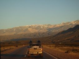 mountain alps road