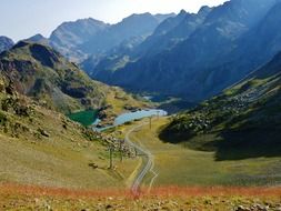 lakes robert chamrousse alps hiking