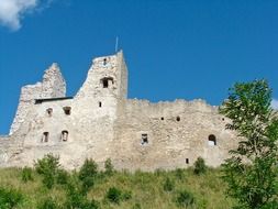 historic stone castle on a sunny day