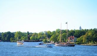 sailing on the ocean