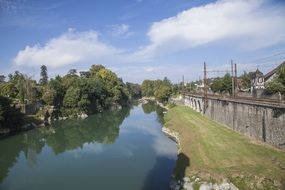 gave de pau river in summer
