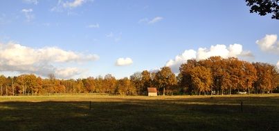 landscape autumn, belgium