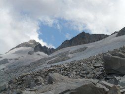 wonderful pico aneto glacier, Spain