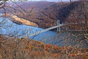 Large bridge over the river