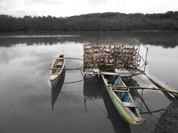 boats on the river