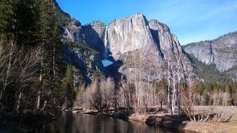 scenic cliffs in yosemite national park