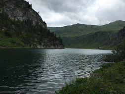 landscape of calm lake in Austria