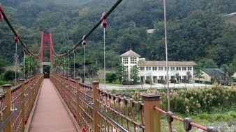 landscape of taiwan bay bridge