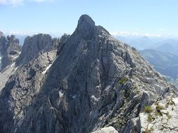 mountain peak in the alps