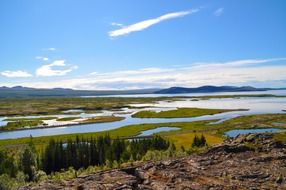landscape of Pingvellir Iceland