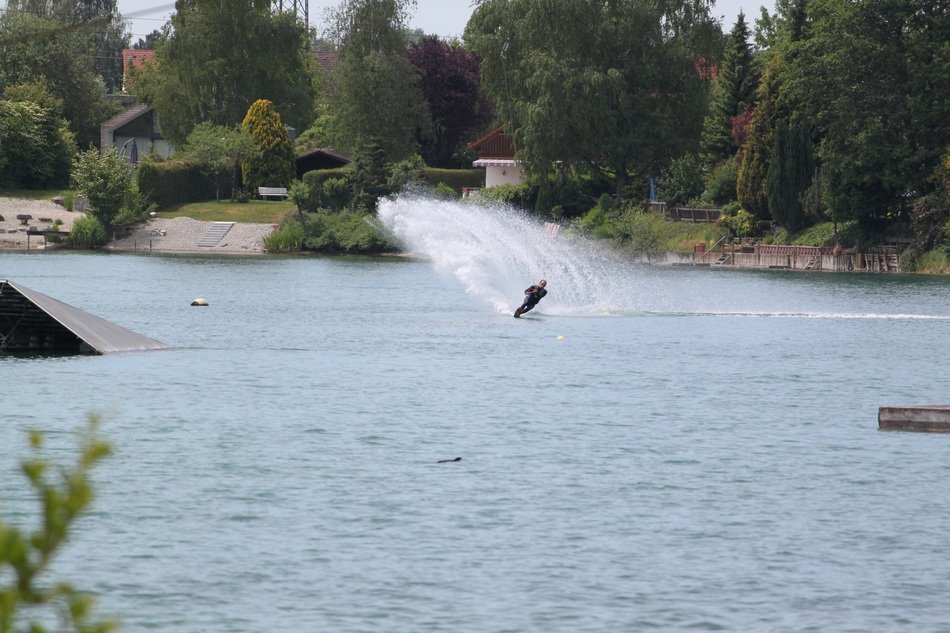 Water sport on holiday