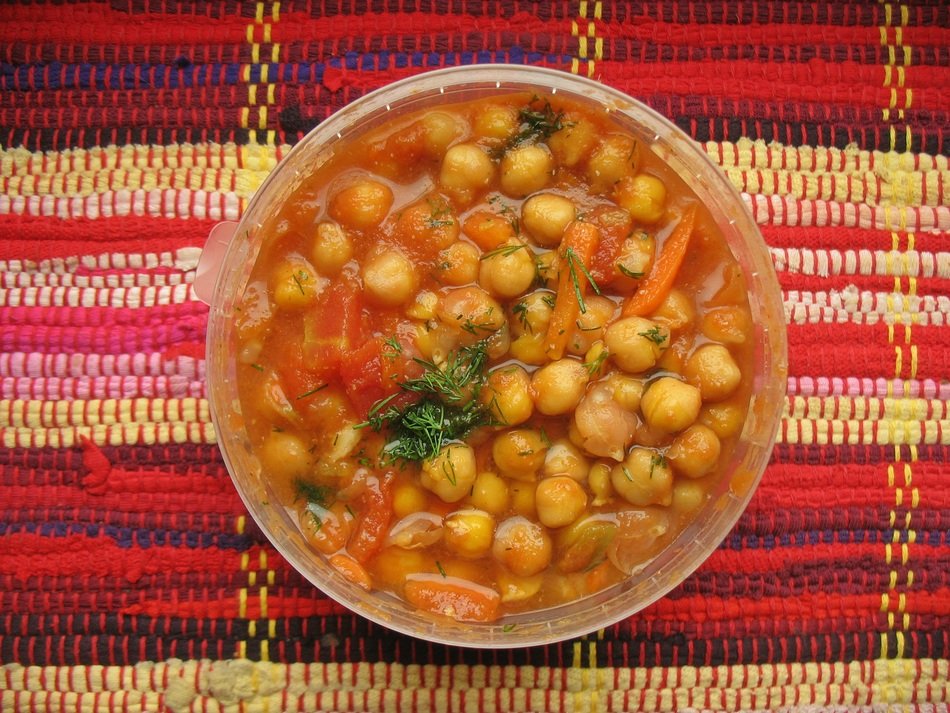 soup with chickpeas