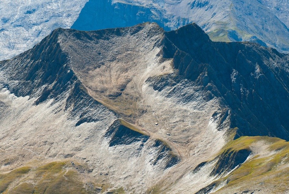 aerial view of mountains in Austria