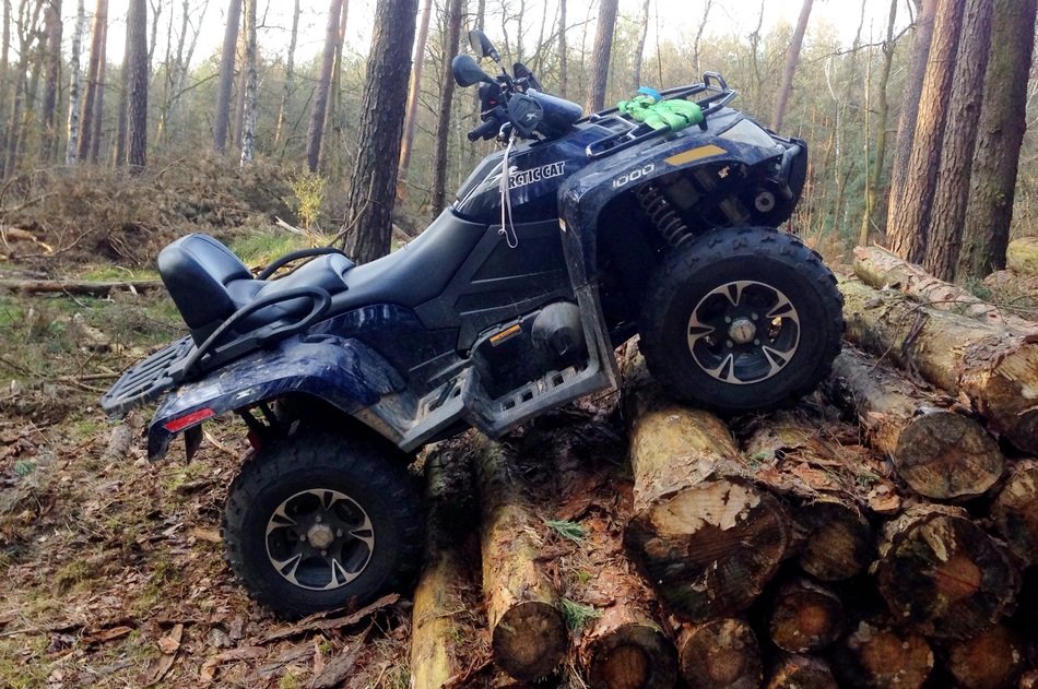 ATV in the forest