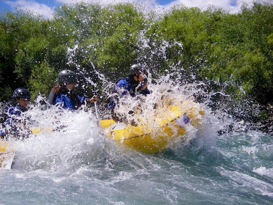 river rafting in Pucon, Chile