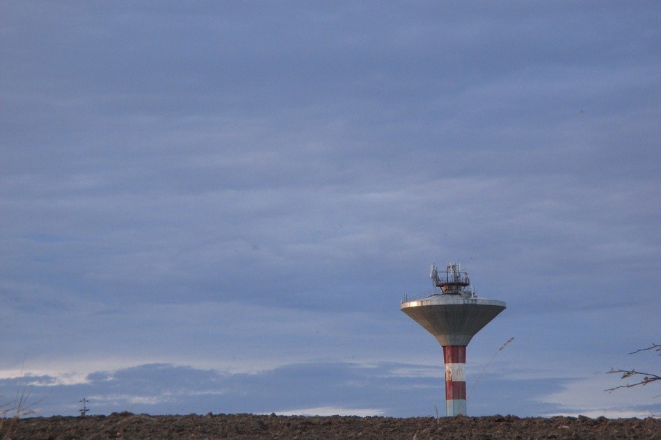 hydrometer against the sky
