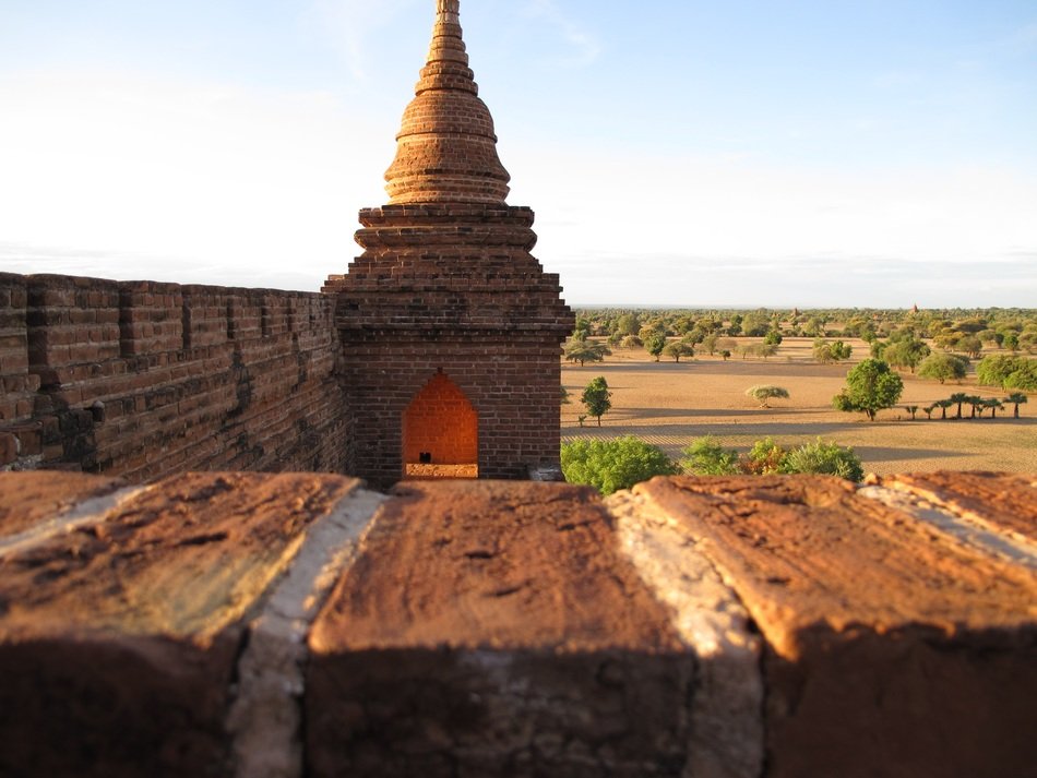 Landscape of temple in Bagan