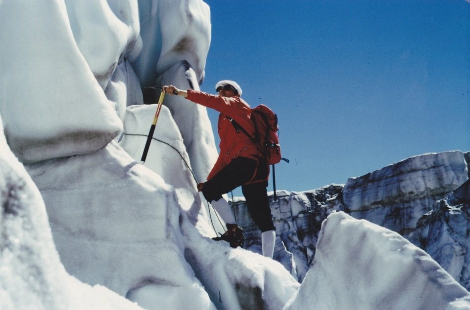 Mountaineer in Switzerland