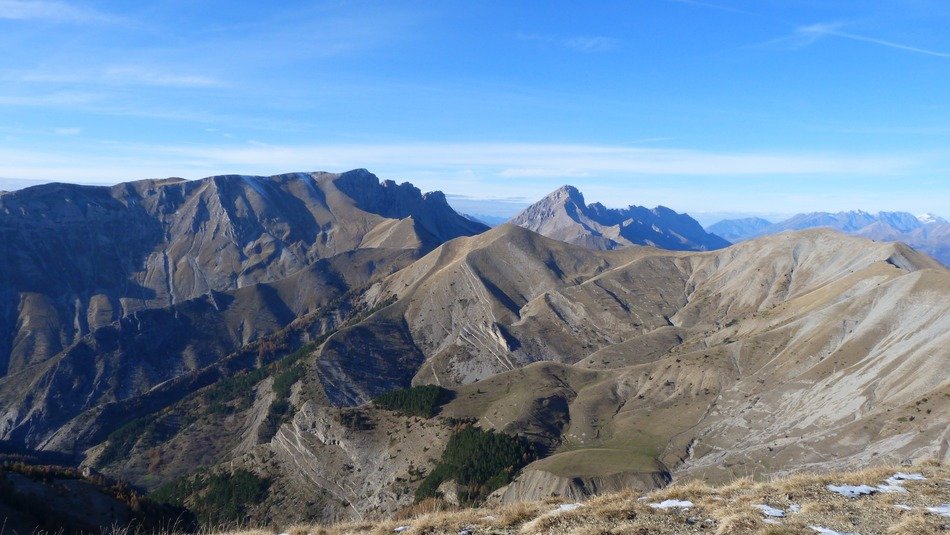 view of the dÃ©voluy massif