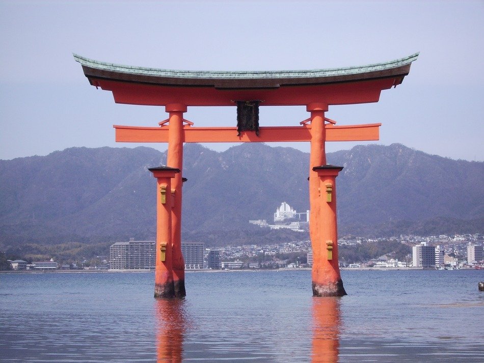 Itsukushima is an island of the Inland Sea of Japan