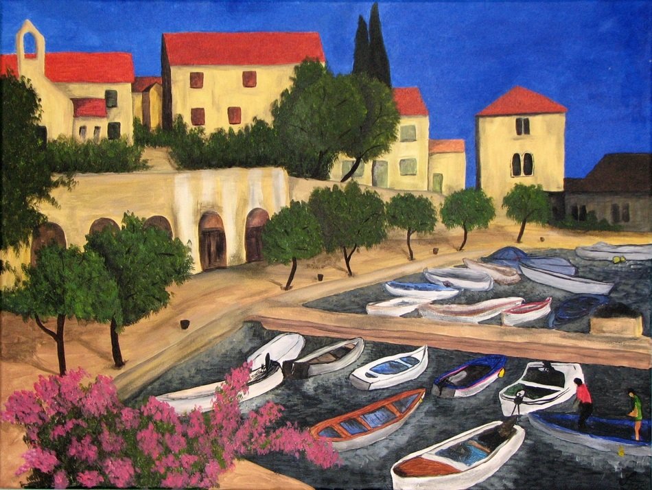 painting acrylic colorful art