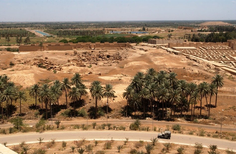 Landscape of hillah in Iraq